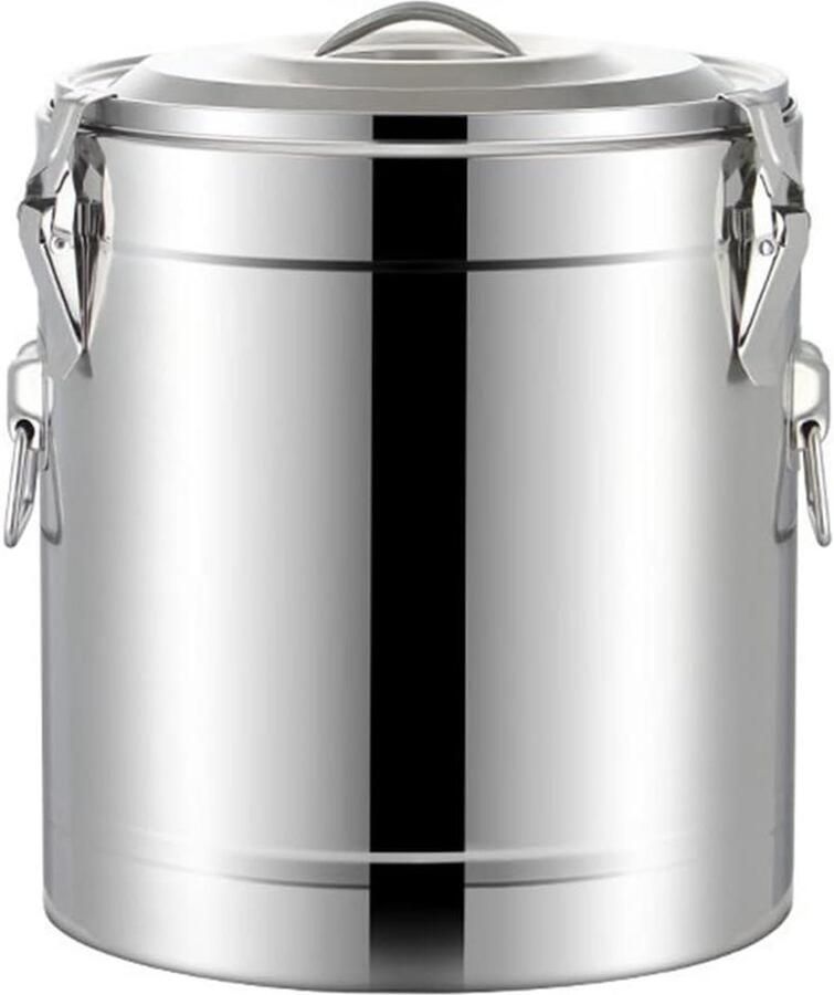 Waterkoker Urn Heetwaterdispenser Thermos Feesten Organiseren Dubbelwandige Isolatie 20L Zilver
