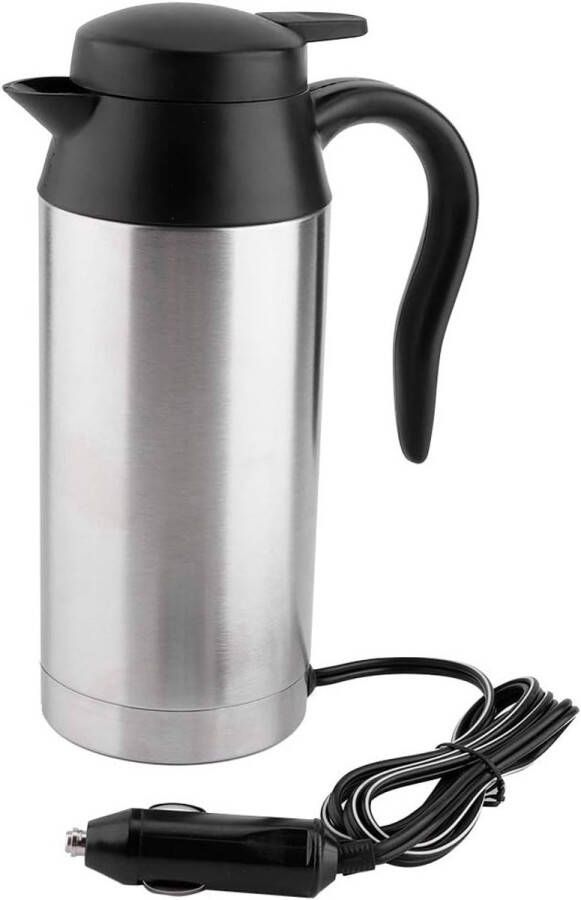 Waterkoker voor auto met thermobeker 750 ml 12 V