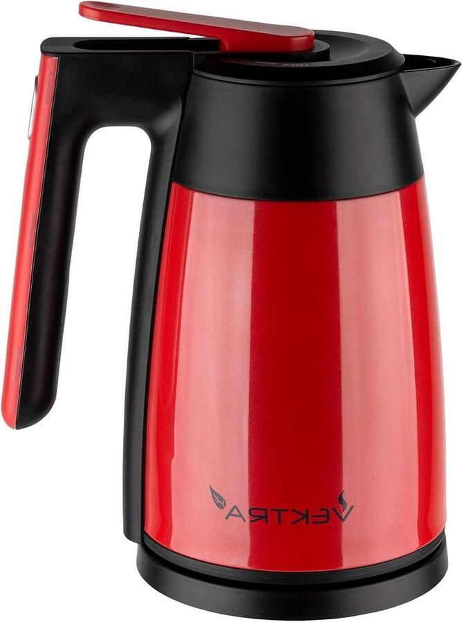 Waterkoker Warmwaterkoker Thermos Dranken Warm Houden Vacuüm Geïsoleerd 17 Liter Rood