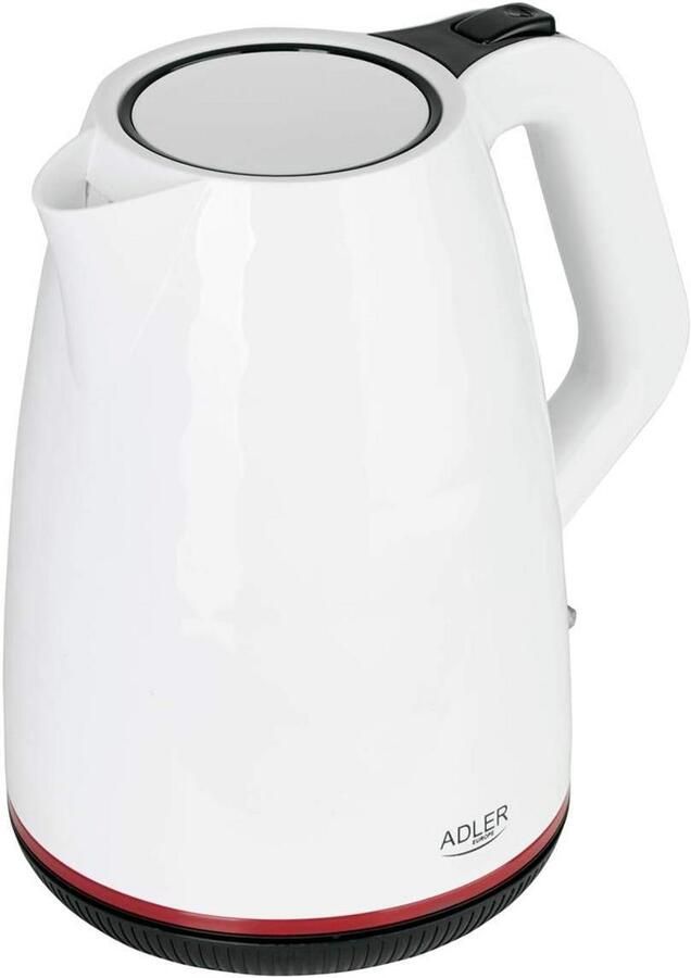 Waterkoker Wit 1 7L 2200W Kunststof Snel & Stijlvol Water Koken