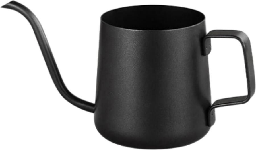 Waterkoker zwanenhals 250 ml zwart mini-roestvrijstaal ideaal voor kamerplanten Luxento