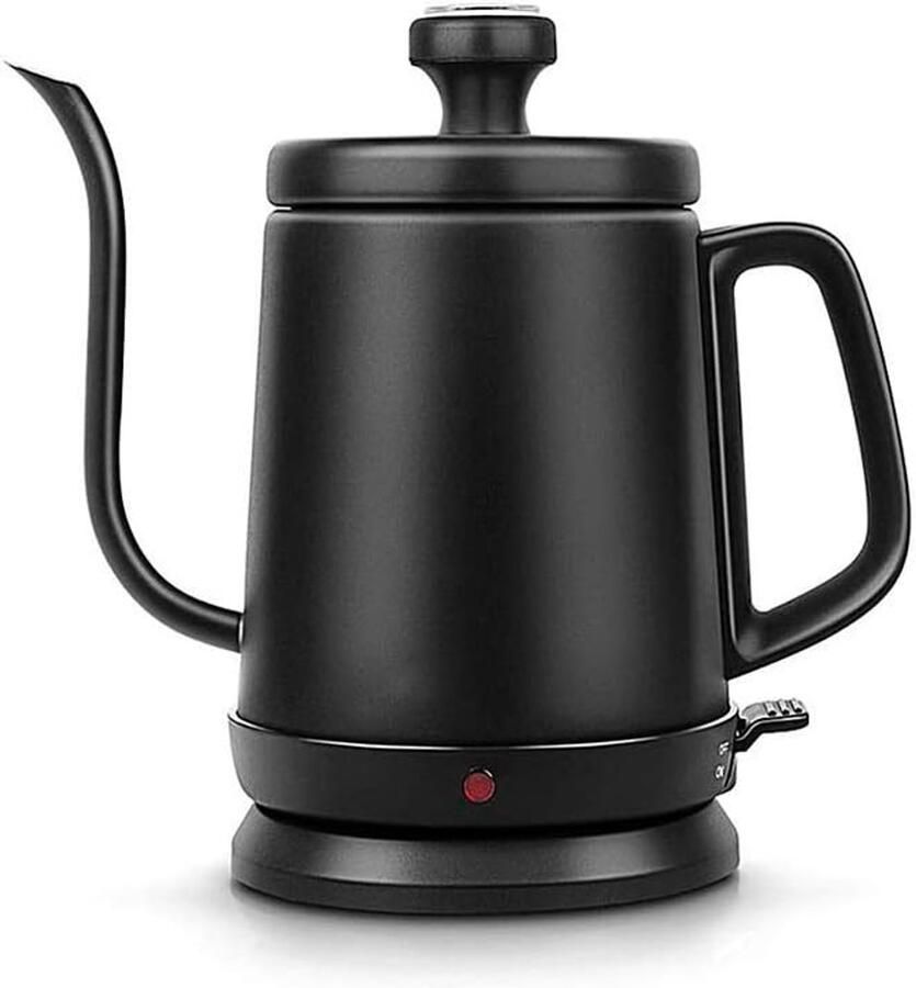 Waterkoker Zwanenhals Fijne Mond Ketel Precisie Schenken Stil Snel Koken 0.8 Liter Zwart