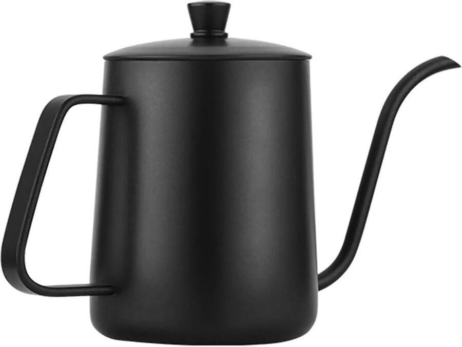 Waterkoker Zwanenhals Koffieketel Koffie Zetten Precisie Schenktuit 350 ml Zwart