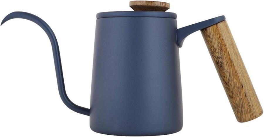 Waterkoker Zwanenhals Koffiezetapparaat Theepot Langzame Extractie Precisie Waterstroom 350ML Blauw