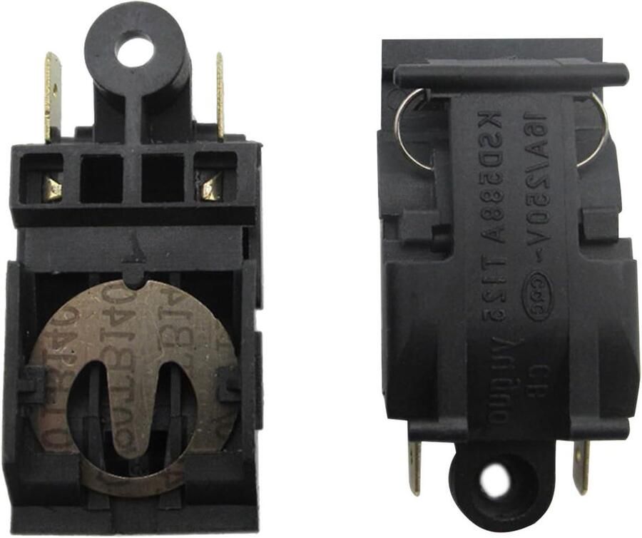 Waterkoker Knop Temperatuurregelaar Schakelaar Veilig Water Koken Real-time Temperatuurcontrole 5x2x1 cm Zwart