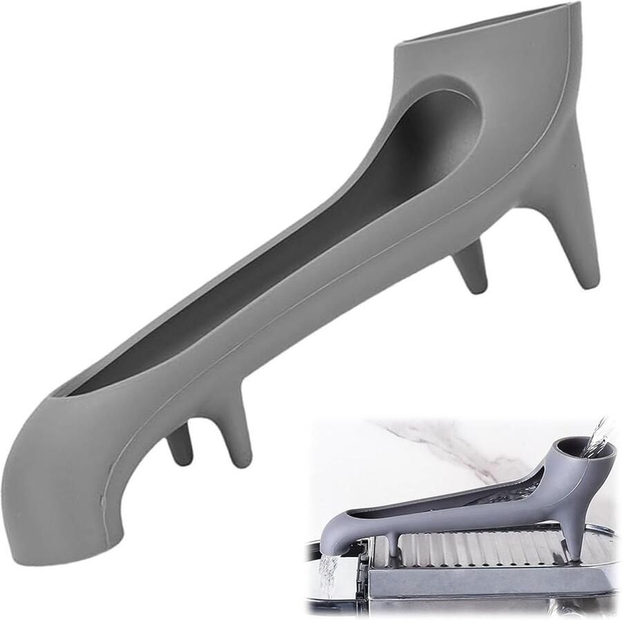 Waterreservoir en Silicone Trechter voor Koffiezetapparaat Essentiële Accessoires voor Koffieliefhebbers Vulbaar en Duurzaam (Grijs)