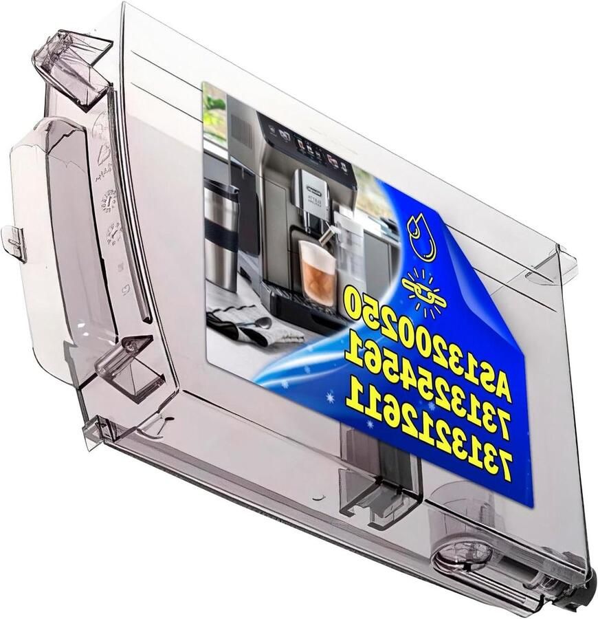 Waterreservoir Koffiemachine Reservoir voor Koffiezetapparaat Koffie Zetten Originele Code AS13200250 290 x 185 x 55 mm