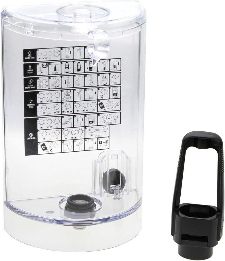Waterreservoir Koffiezetter Reserveonderdeel Apparaat Koffie Maken Specifiek Model 33x22x17 cm Transparant
