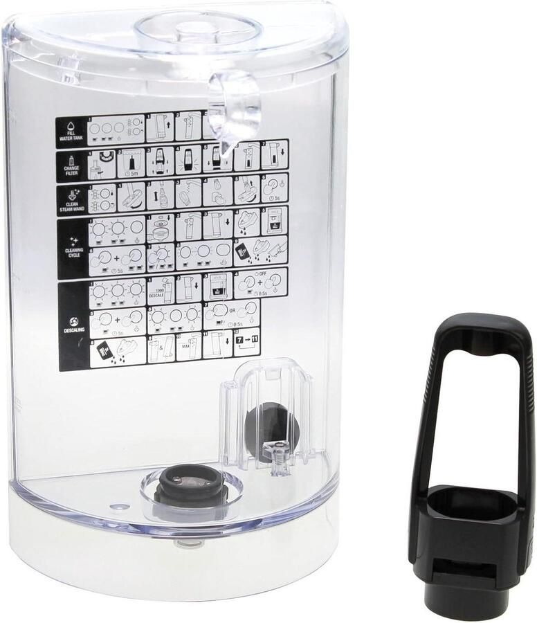 Waterreservoir Koffiezetter Reserveonderdeel Machine Koffie Maken Specifiek Ontwerp 33x22x17 cm Transparant