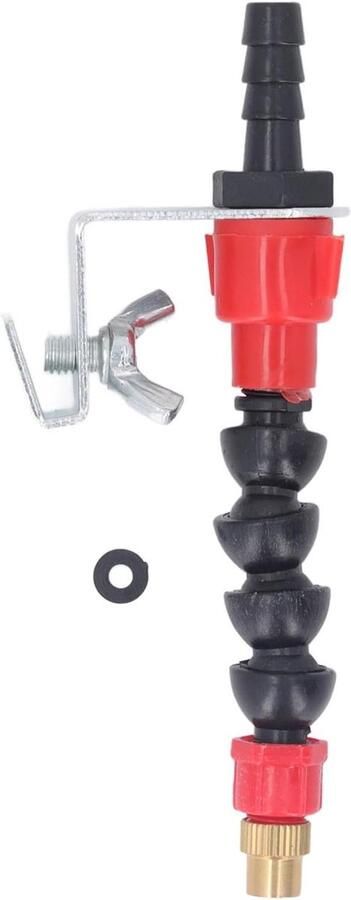 Watersproeier Stofverwijdering Reinigingssysteem Snijmachine Ondersteuning Duurzame Constructie 15 x 10 x 3 cm Zwart