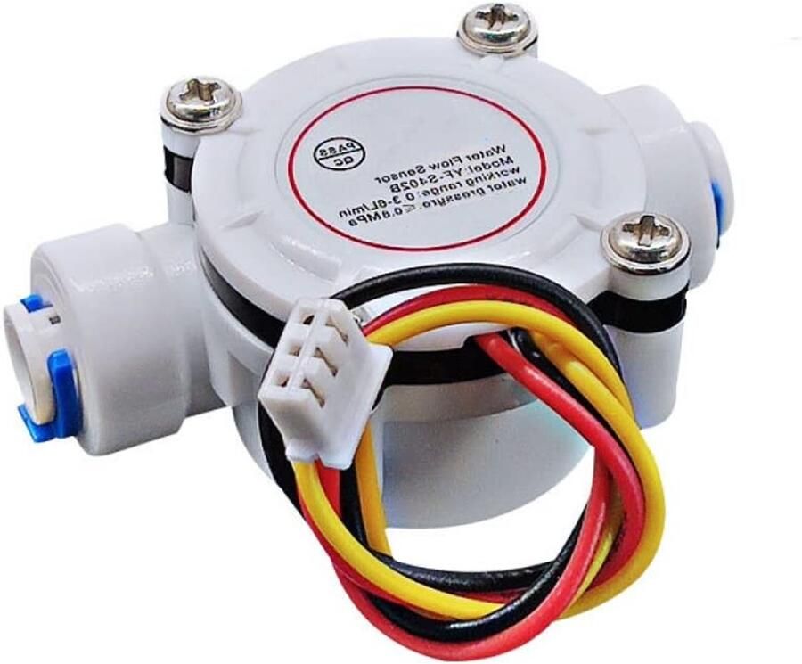 Waterdoorstroom Hall Sensor 0.3-6L min 1 4 Schakelaar voor Flowmeter en Vloeistofmeter voor Koffiemachine en Boiler YF-S402B