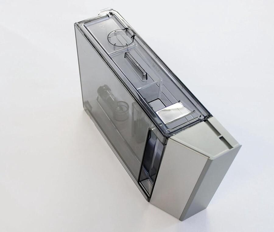 Watertank Koffiemachine Waterreservoir Reserve Tank Koffie Maken Met Spiegel Frontpaneel Niet Gespecificeerd Metaal Zilver