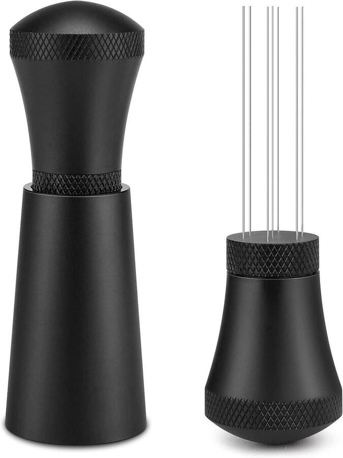 WDT Gereedschap Espresso Koffieverdeler Barista Espresso Bereiden Gelijkmatige Koffieverdeling 7 Naalden 0.35mm Aluminium