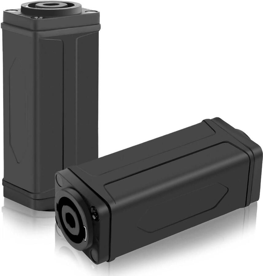 Wecan Professionele audio-luidsprekeraansluiting NL4FX-koppelingsadapter stekker op bus 2-pack