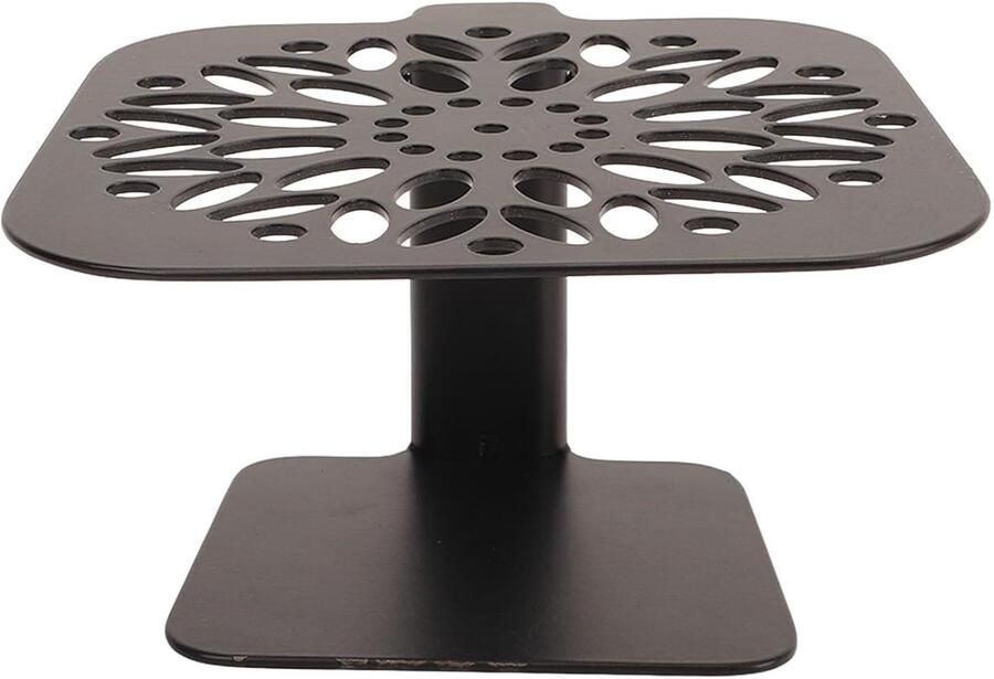 Weegschaal Standaard Houder Koffiemachine Precisie Brouwen In hoogte verstelbaar 17 x 16 x 10 cm Zwart