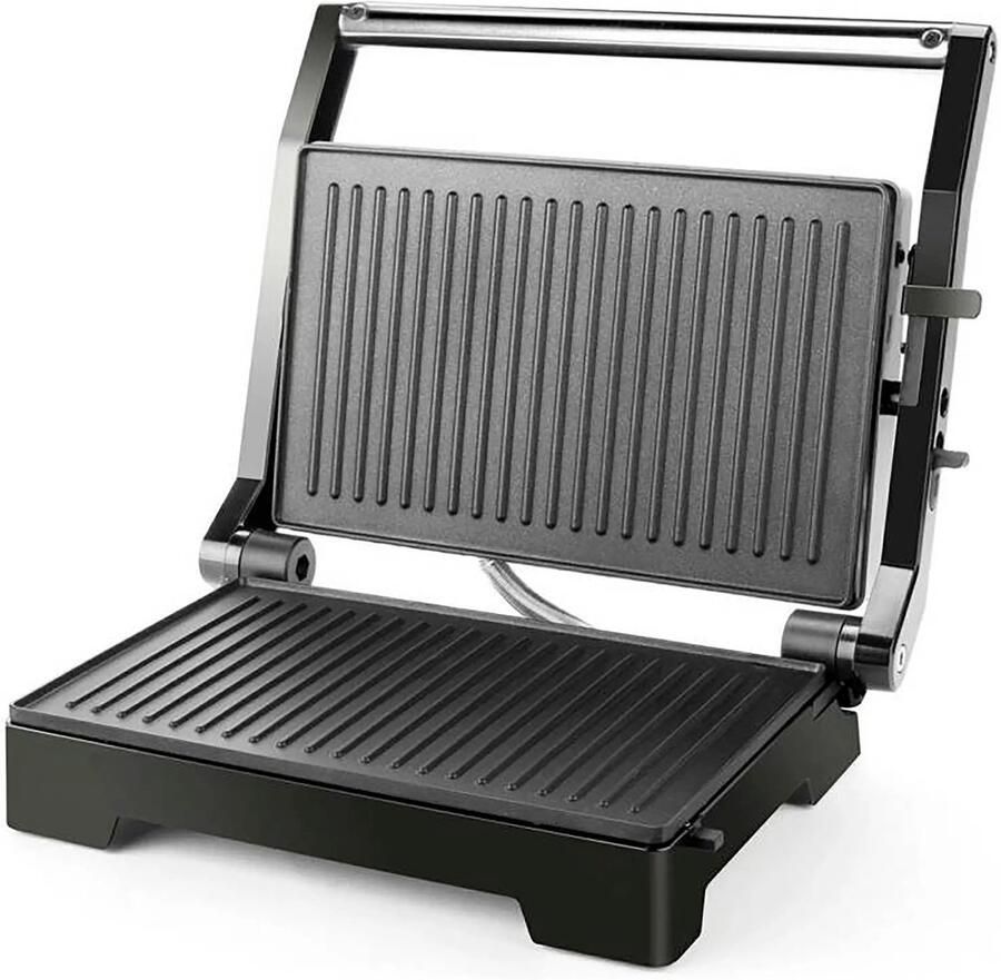 Weelora Tafelgrill Tafelbarbecue Contactgrills Tafelgrill Elektrisch 1000W 1800 Graden Celcius Makkelijk Schoon Te Maken En Inzetbaar Kleur Zwart