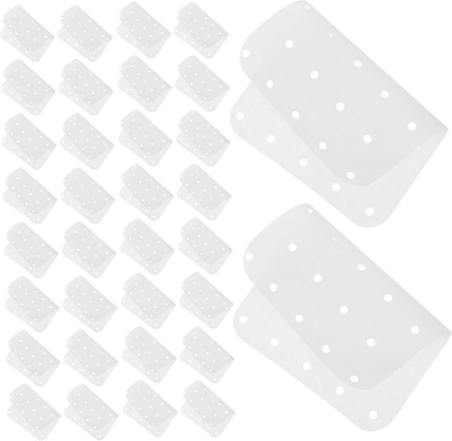 Wegwerp Bakjes Airfryer Vellen Lucht Frituren Antiaanbak Papier 200 Stuks Wit