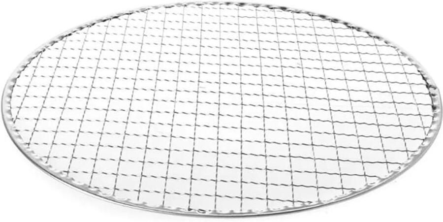Wegwerp BBQ Grill Mand Grillmand Vis Groenten Buiten Koken Gelijkmatige Warmte 30 cm Zilver