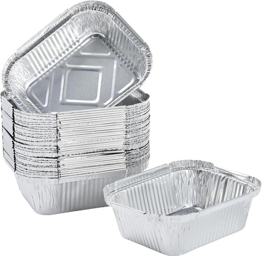 Wegwerp Vetlade Liners Druppel Pan Sets Grill Schoonhouden Hoge Kwaliteit Aluminiumfolie 40 Stuks Zwart