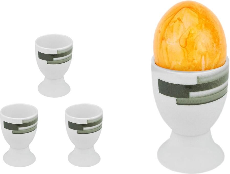 Well eierdopjes 4-delige set 4 8 cm wit keuze uit verschillende motieven