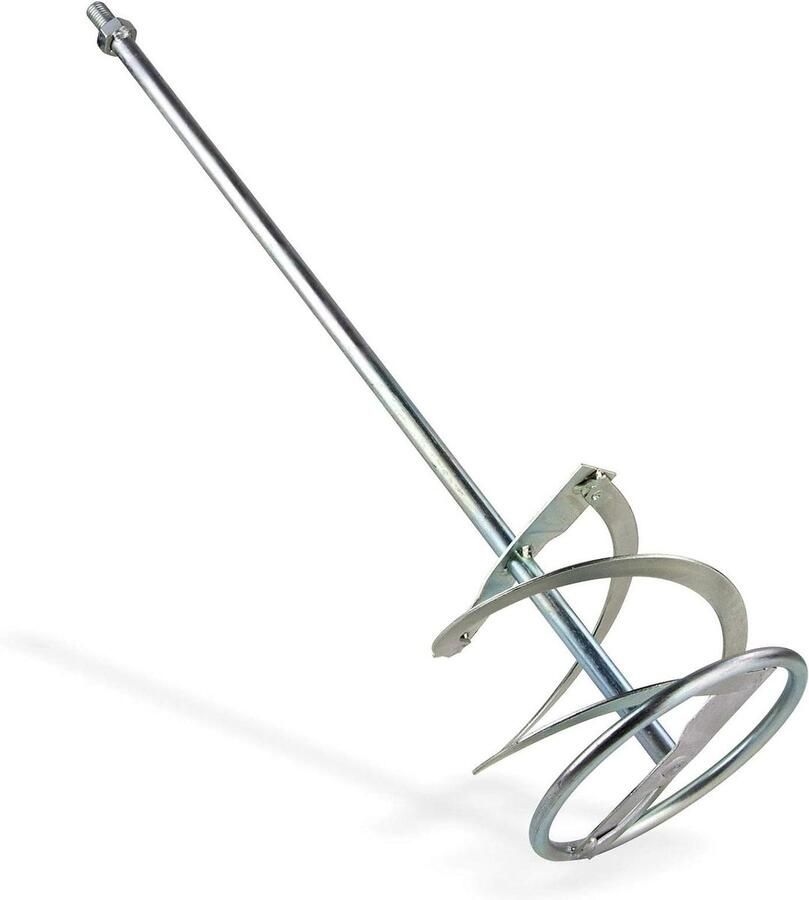Wentelmixer Roerstaaf Spiraal Materiaal Mengen Dubbele Spiraal 60 cm Grijs