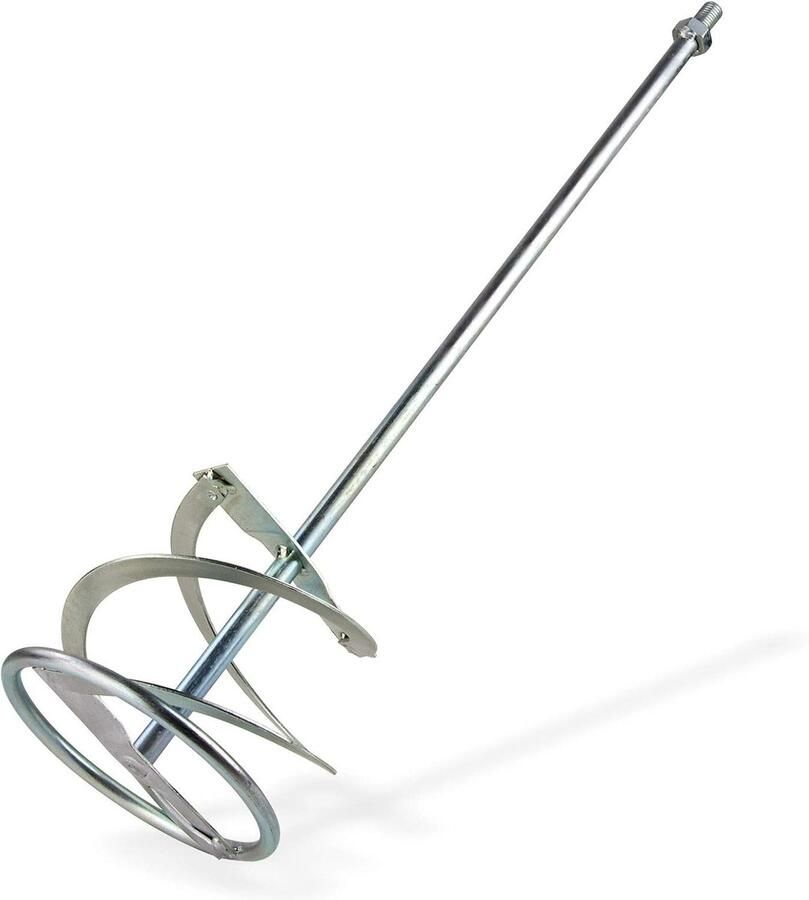 Wentelmixer Roerstaaf Spiraal Materiaal Mengen Dubbele Spiraal 60 cm Grijs