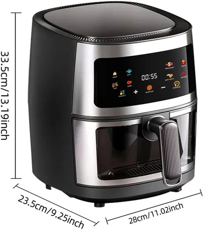 Wentink Mo Airfyer kookboek Airfyer bakpapier Airfryer XXL Airfryer oven -Airfryer dubbel Airfryer met stoomfunctie -Frituren