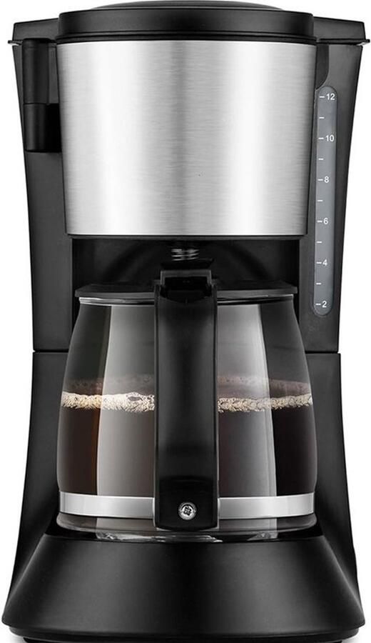 White-label Koffiezetapparaat met thermoskan Koffiemachine Zwart en zilver