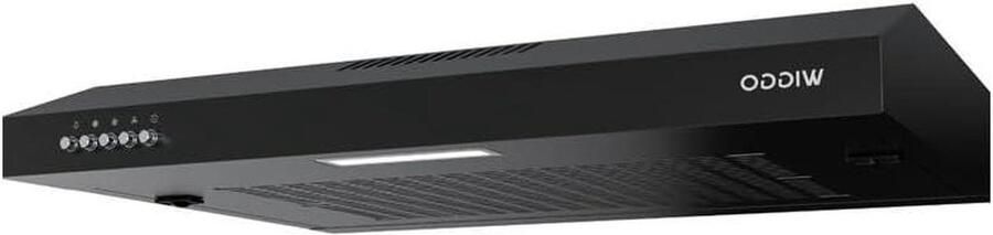 Onderbouw Afzuigkap Keuken Schouwkap Frisse Keukenlucht Eco Double Vented 60 cm Zwart