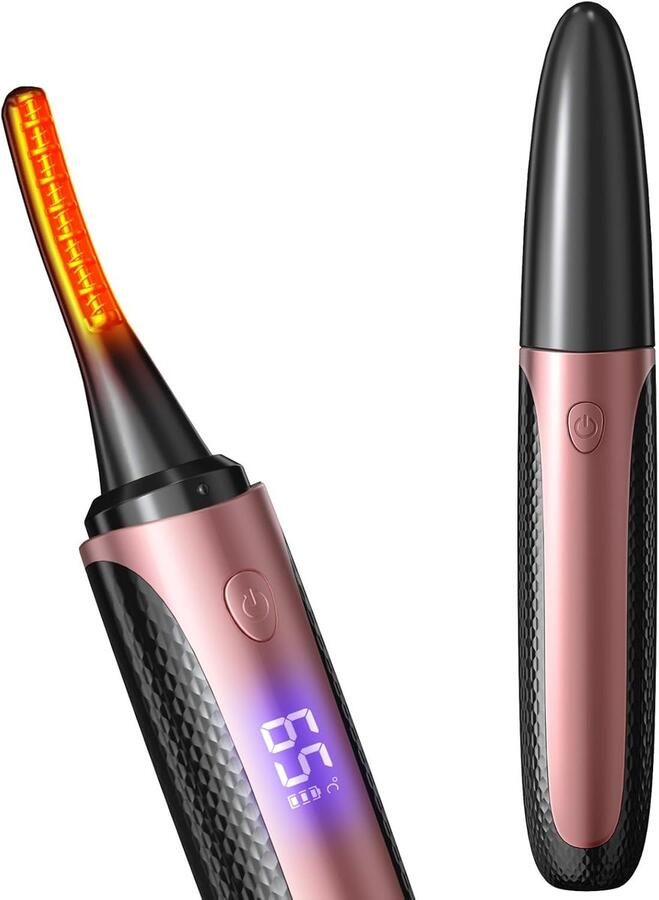 Wimpertang verwarmbaar elektrische wimpertang met 4 temperatuurniveaus 10 seconden snel opwarmen oplaadbaar ShopVlot