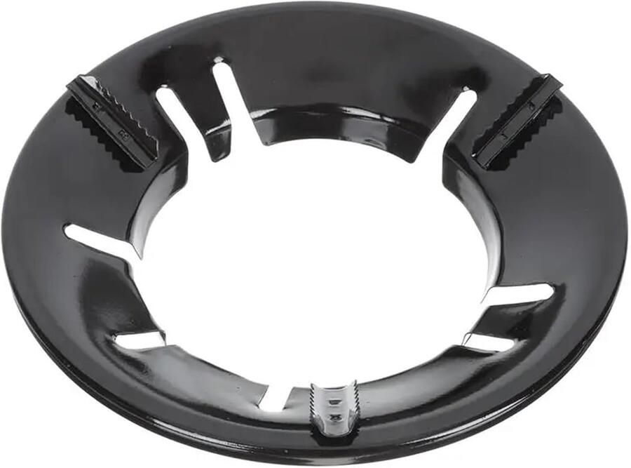 Windscherm Voor Gasfornuis Kookplaat Accessoire Efficiënter Koken Gietijzeren Stabiliteit 255 cm Zwart