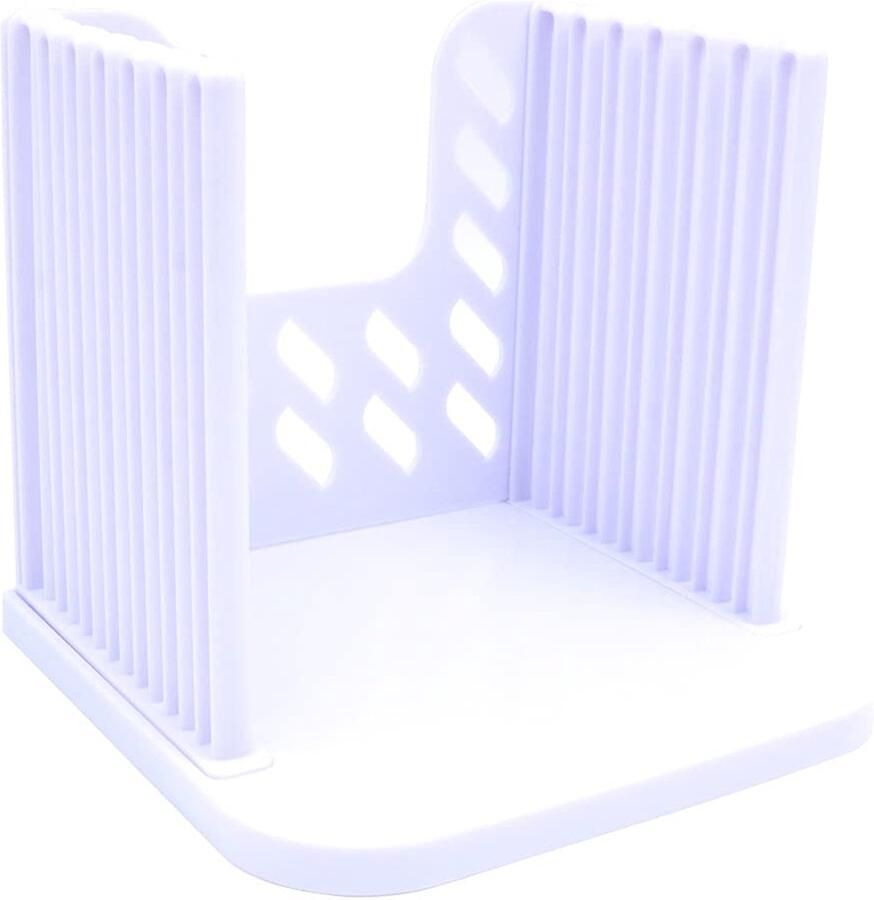 Witte broodsnijder keukenaccessoires broodsnijder opvouwbare en verstelbare compacte broodsnijder