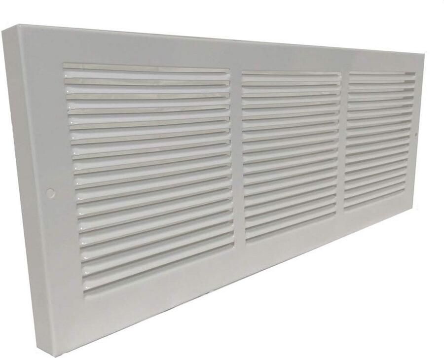 Witte Stalen Plaat voor Terugdraaiende Grill (16x6 inch)