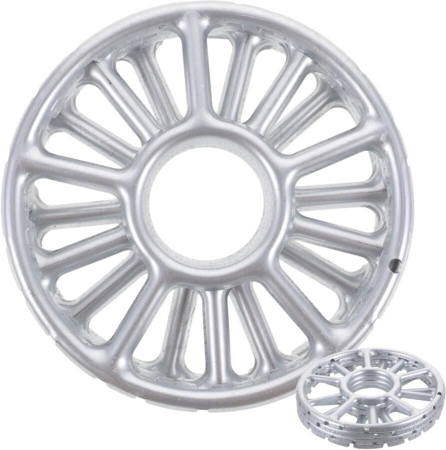 Wok Brander Ring Gasfornuis Houder Koken met Wok Stabiel en Antislip 15.2x15.2x0.3cm Zwart