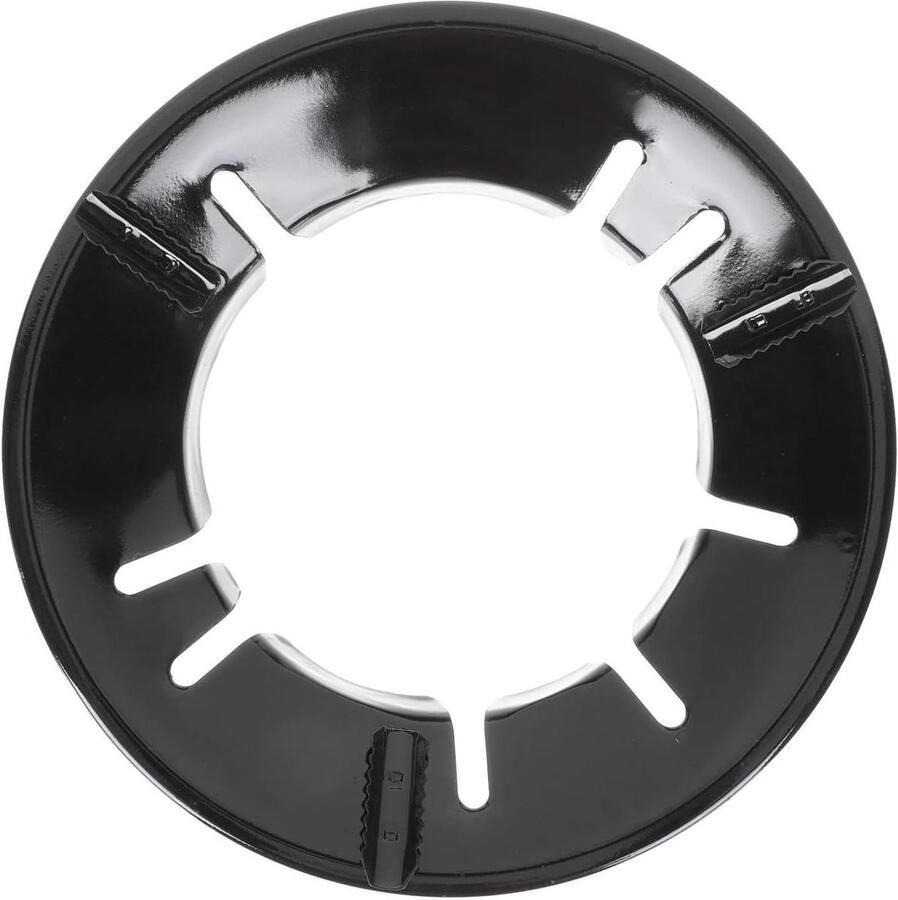 Wok Gasfornuis Rek Onderzetter Brander Stabiel Koken Winddicht Vlam 25.5 cm Zwart