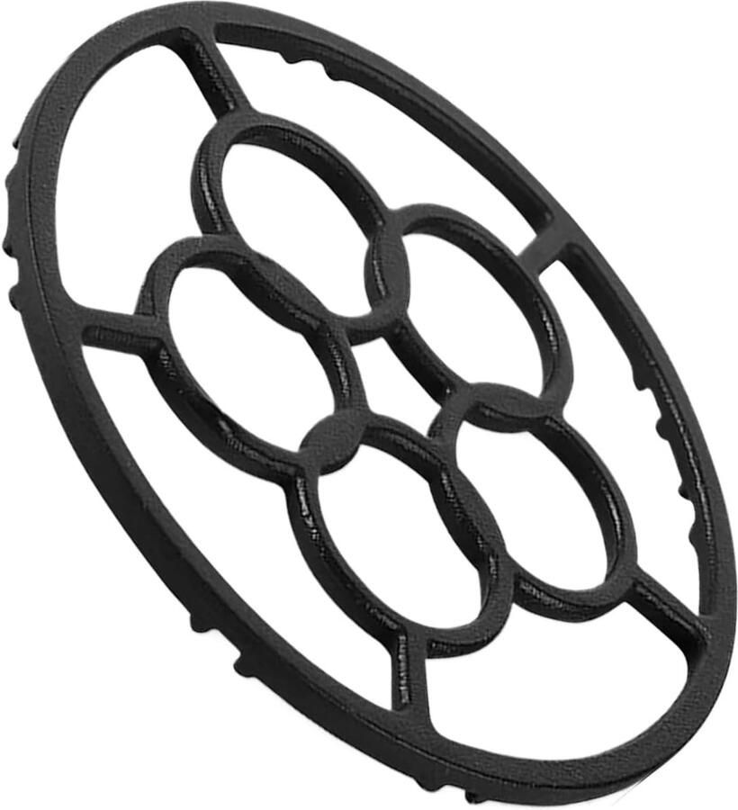 Wok Kachelring Ondersteuningsring Fornuis Stabiel Koken Gietijzeren Constructie 18.3cm Diameter Zwart