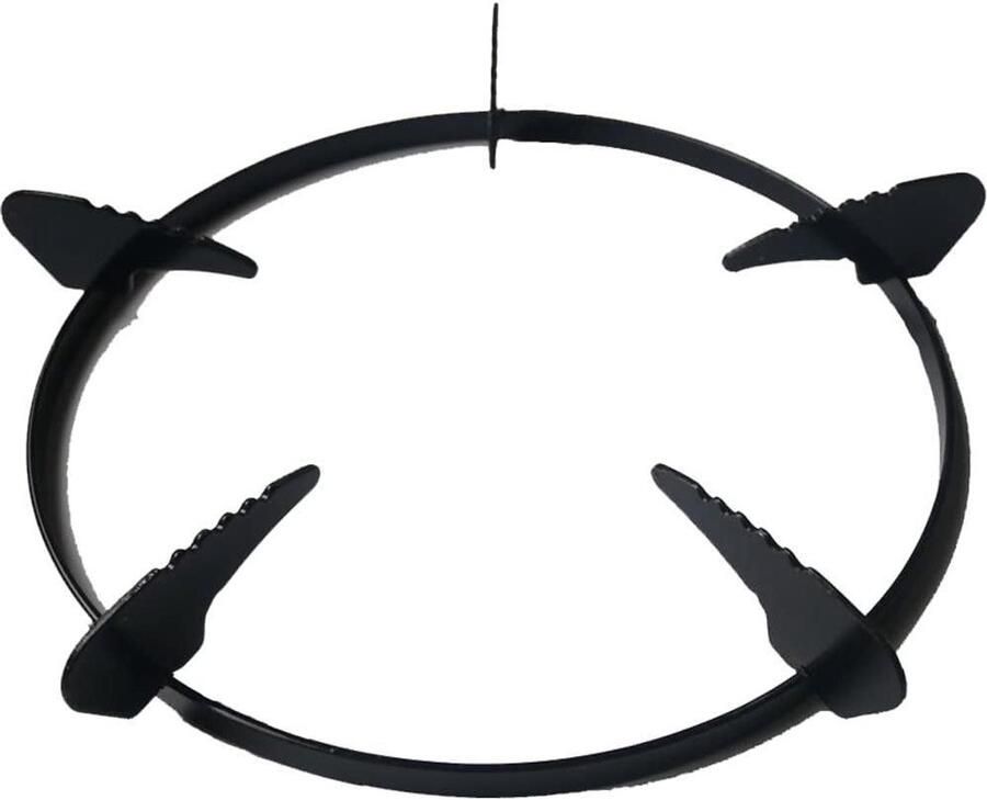Wok Ondersteuning Ring Gasfornuis Rooster Stabiel Koken Antislip Ontwerp 20 Centimeter Zwart