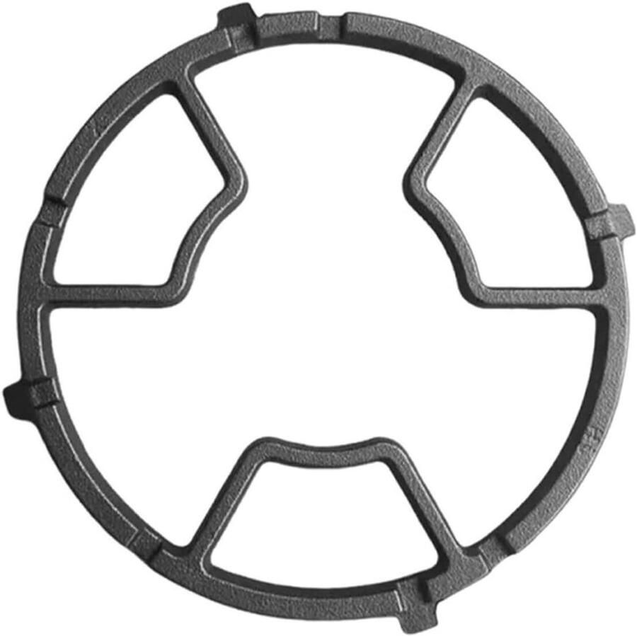 Wok Ondersteuning Ring Kookplaat Pan Frame Veilige Kookplaat Plaatsing Antislip Ijzeren Constructie 190x190x10mm Zwart