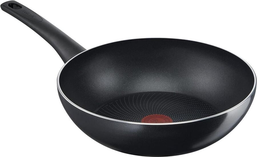Wok Pan Koekenpan Diep Lekker Koken Titanium Non-stick 28 cm Zwart