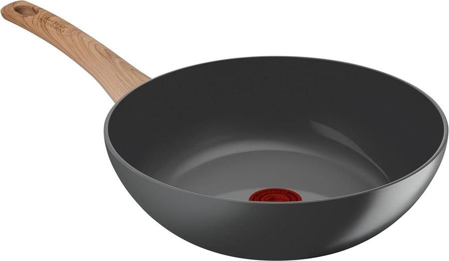 Wok Pan Koekenpan Gezond Koken Keramische Anti-aanbaklaag 28 cm Zwart