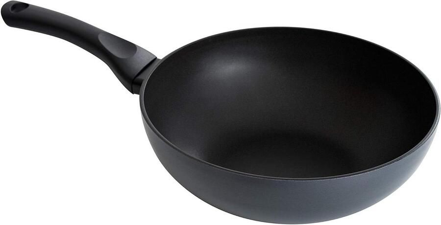 Wok Pan Koekenpan Koekepan Aziatisch Koken Speciale Anti-aanbaklaag 28 cm Zwart