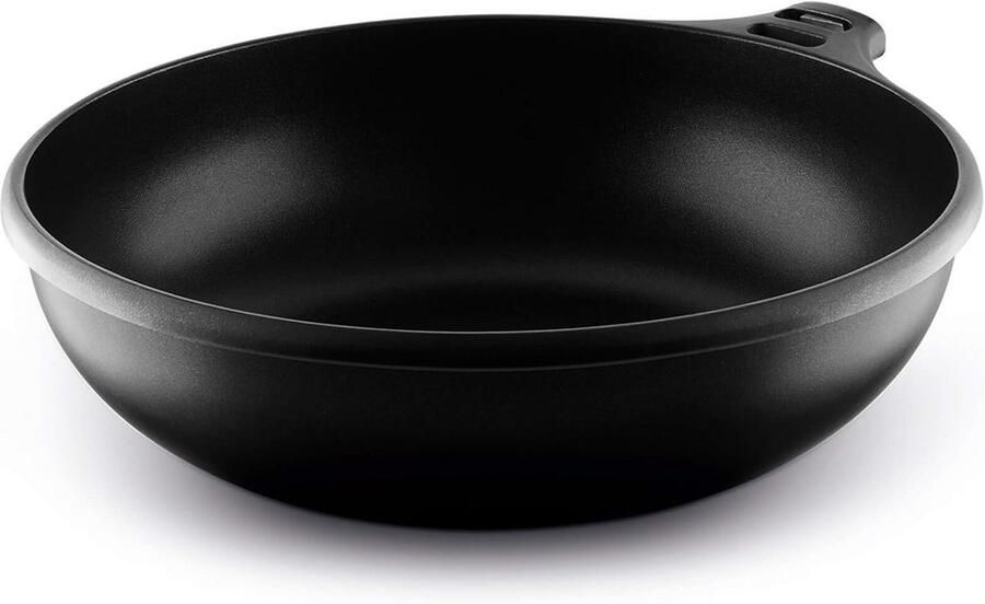 Wok Pan Koekenpan Snel Koken Gegoten Aluminium 28 cm Rood