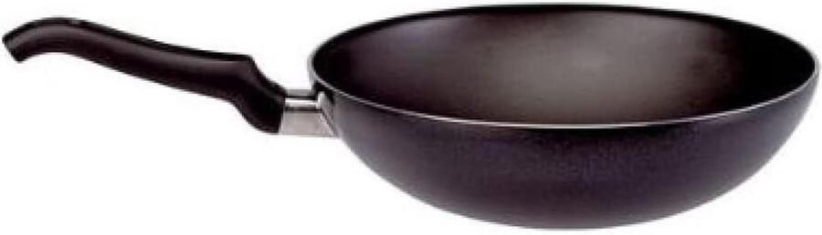 Wok Pan Roerbakpan Lekker Koken Nikkelvrij 28 cm Zwart