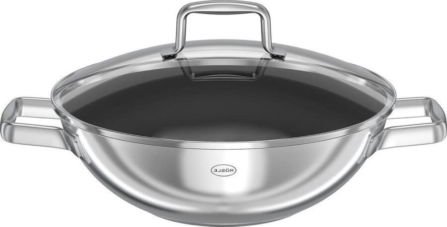 Wok Pan Roerbakpan Snel Koken ProPlex Anti-aanbaklaag 28 cm Zwart