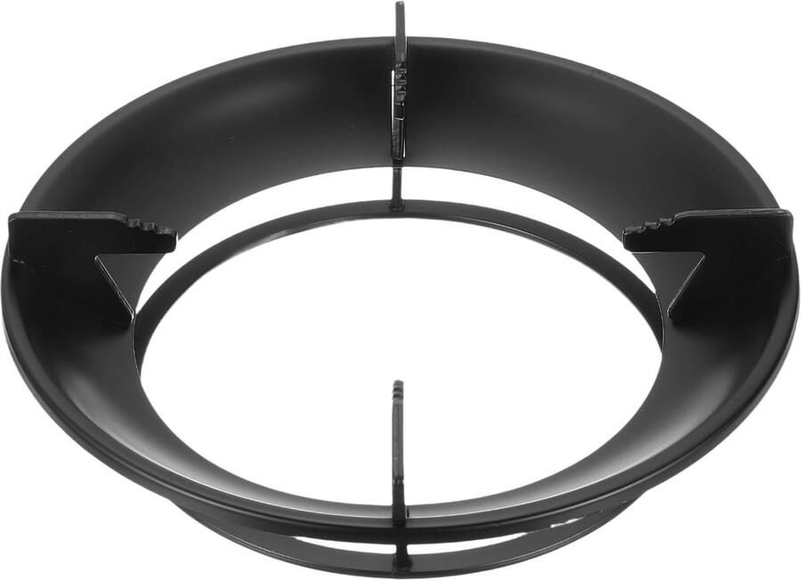 Wok Ring Gasfornuis Ondersteuning Stabiel Koken Gietijzeren Constructie 168 mm Binnendiameter Zwart