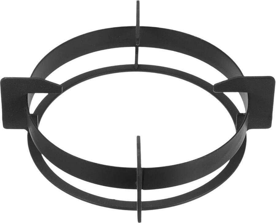 Wok Ring Gasfornuis Ondersteuning Stabiel Koken Gietijzeren Constructie 20 cm Diameter Zwart