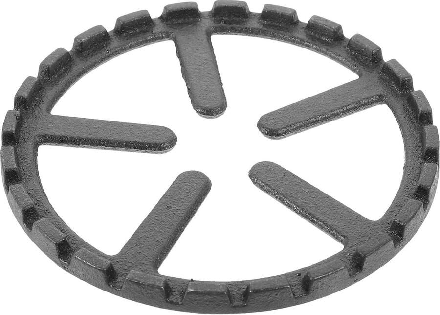 Wok Ring Gasfornuis Woksteunrek Pannenhouder Stabiel Koken Antislip Ontwerp 14 cm Diameter Zwart