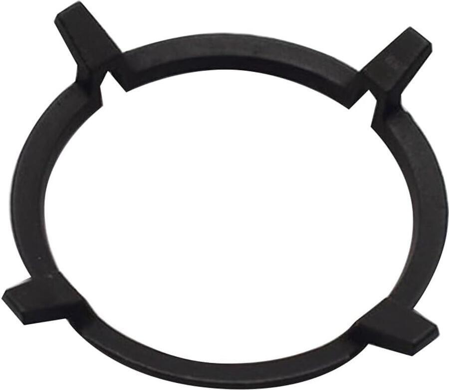 Wok Ring Kookplaat Accessoire Stabiel Koken Gietijzer Vierklauw 6.1 Inch Zwart