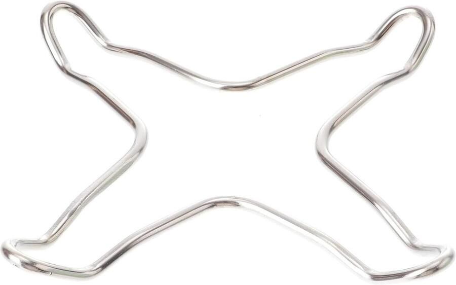 Wok Ring Kookplaat Ondersteuning Stabiel Koken Universele Pasvorm 15 cm Zilver