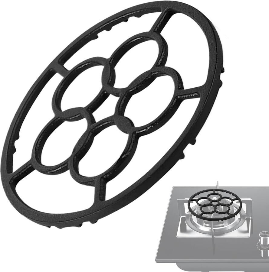 Wok Ring Kookring Fornuis Stabiel Koken Hittebestendig IJzer 18.3 cm Diameter